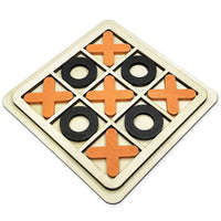 Wooden Tic Tac Toe Game Classic Board Game