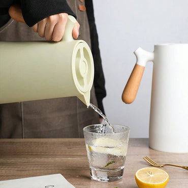 (Net) 1000ml Vacuum Jug Flask with Push Button Pourage / 561518