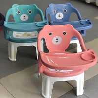 ( NET ) Baby Bucket Chair With Tray Strong And Durable Plastic Baby Chair