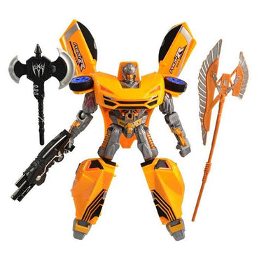 Robot Warrior Transformers Style With Car