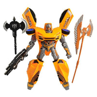 Robot Warrior Transformers Style With Car