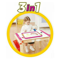 (Net) Magnetic 3-in-1 Educational Drawing Board for Kids