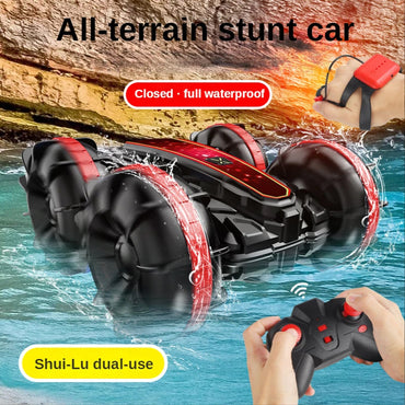 2.4GHz Double Side Racing RC Car - 360° Rotation & Water Road Mode
