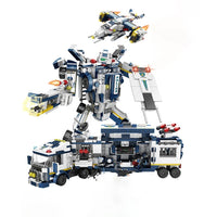 812-Piece Police Robot Building Blocks Set