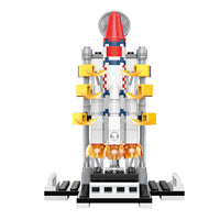 COGO City Space Rocket Blocks Set - Educational Building Toys for Kids