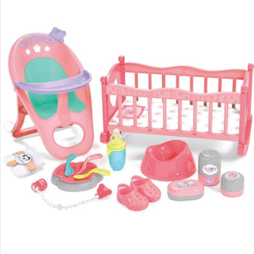 (Net)14 Inch Baby Doll Set With 12 Sound