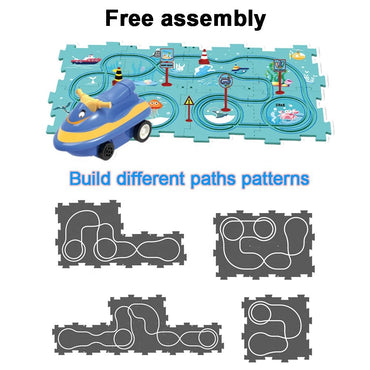 Car Adventure Space Mat Track Playset