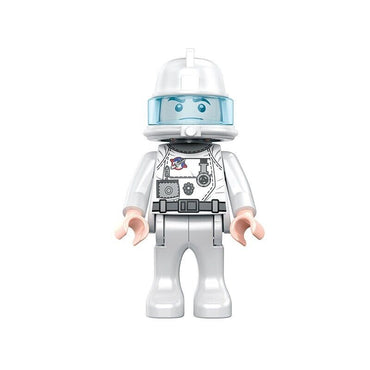 Kids Space Build Bricks Toy - Satellite Landing on Moon