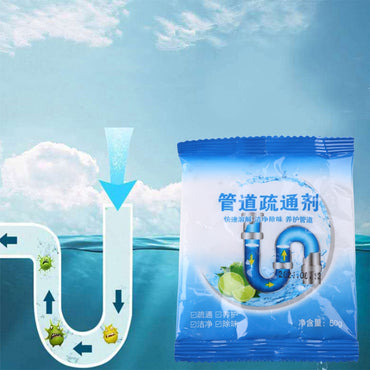 50g Sewer Pipe Dredging Agent, Bathroom Kitchen Toilet Drain Deodorant / 063