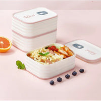 (net) Modern Stainless Steel Lunch Box - 1500ML