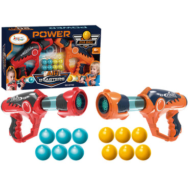 12-Ball Soft Ball Gun Toy - Long Range Outdoor Shooting Game for Boys