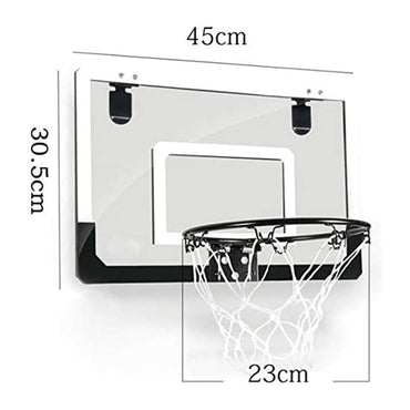 (Net) Indoor Electronic Scoring Basketball Hoop Toy for Kids
