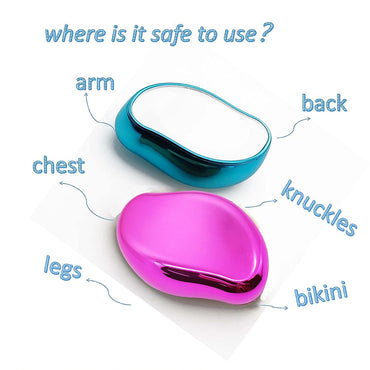 **(NET)**Crystal Epilator Armpit and Leg Hair Remover for Men and Women Painless Exfoliation Magic Hair Removal Tool