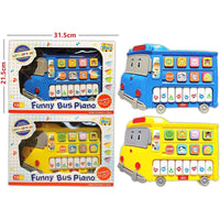 Cartoon Bus Piano With Animal Sounds