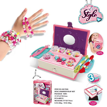 3 In 1 Magic Book Jewelry Beads Set