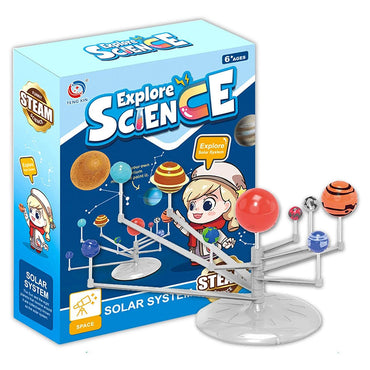 Solar System Kit  Astronomy 3D Planet Model Tribe Solar System Model Making Kit with Brush and Paint Educational Toy