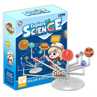 Solar System Kit  Astronomy 3D Planet Model Tribe Solar System Model Making Kit with Brush and Paint Educational Toy
