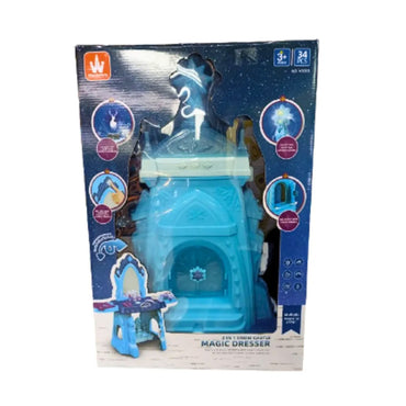 (Net) Magic Princess Pretend Play Set - Luxurious Beauty Table with Light and Sound