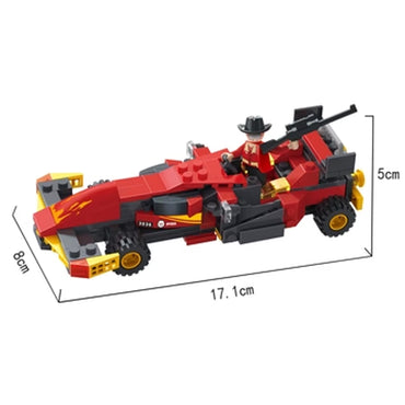 Deformation Police 3D Puzzle Block Toy Set - Creative Fun for Kids