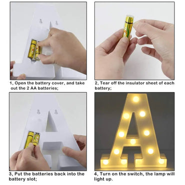 (NET) Led Light Alphabet