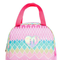 (NET) Cute Unicorn Rolling Backpack for Girls Backpacks with Wheels for Elementary Kids Set Of 3 Pcs