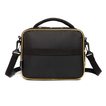 (NET) Heart Shaped Lunch Bag With Bottle Holder Crossbody Lunch Box With 3 Compartments