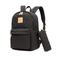 (NET) Backpack School Bag & Pencil Case For Teenage