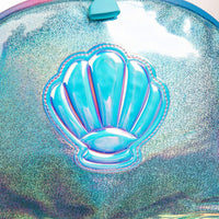 (NET) Mermaid Glitter Backpack With lunch Box Set Of 3 Pcs