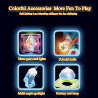 Snaptron Magnetic Tiles Marble Run - 49 pcs with Light Balls