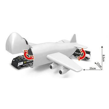 ( NET) Battery Operated DIY 4-Layer Racing Slide Parking Lot Toy