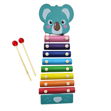Toy Xylophone 8 Tones With Animal Figures
