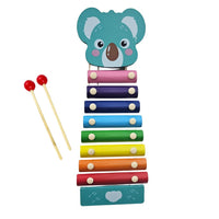 Toy Xylophone 8 Tones With Animal Figures