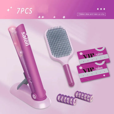 Deluxe Styling Salon Set - Light & Sound Hair Styling Kit