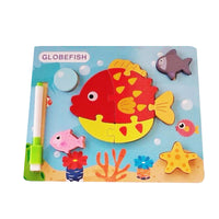 Wooden Animal Puzzle With Marker