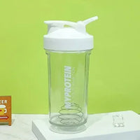 Black Plastic Protein Shaker Bottles Gym 500 ML