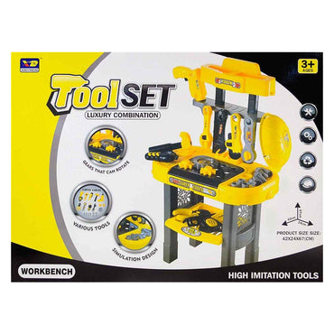 Kids' Super Workshop Play Set - Multifunctional Tool Toy Bench