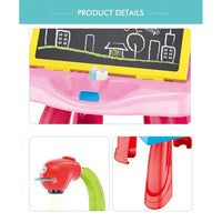Kids' Magnetic Drawing Table Set with Lamp Projection Light