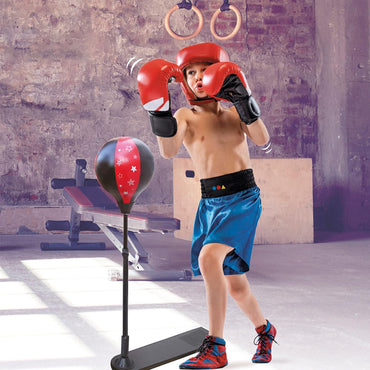 (Net) Height Adjustable Kids' Boxing Set - Outdoor Sports Toy