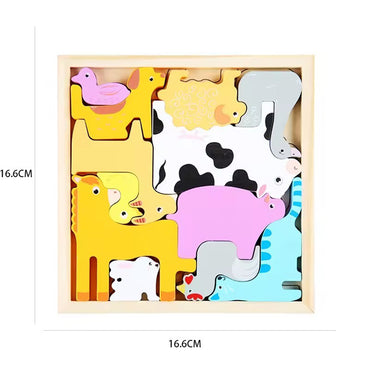 Creative Wooden Baby Puzzles