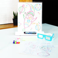 (Net) Illuminated 3D Magic Drawing Board for Kids