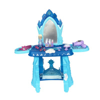 (Net) Magic Princess Pretend Play Set - Luxurious Beauty Table with Light and Sound