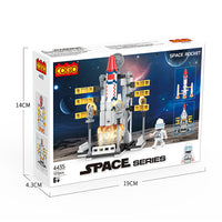 COGO City Space Rocket Blocks Set - Educational Building Toys for Kids