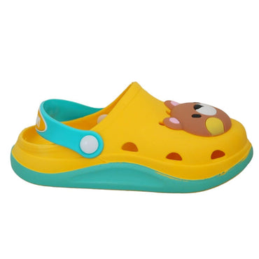 Yellow Bee Cute Bear Clogs for Boys