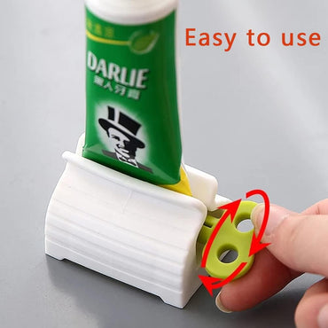 Manual Toothpaste Dispenser Rolling Tube Toothpaste Squeezer