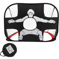 (NET) Portable Folding Pop Up Kids Football Target Net with Carry Bag