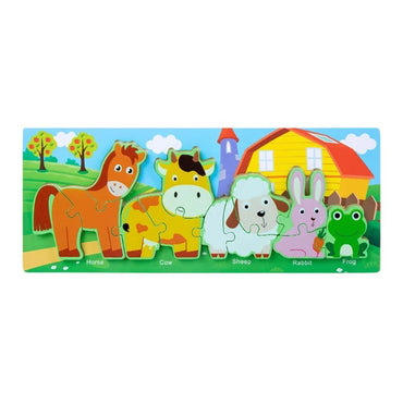 Wooden 3D Puzzle Education Learning Baby Toys - Montessori Materials