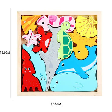 Creative Wooden Baby Puzzles