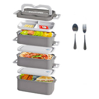 (NET) 1.8L Stainless Steel Leak-proof Lunch Box