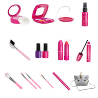 (Net) Kids Makeup Kit - Safe Cosmetics Play Set for Little Glam Stars