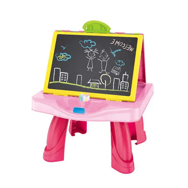 Kids' Magnetic Drawing Table Set with Lamp Projection Light